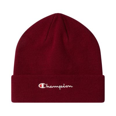Champion Beanie Mütze Burgunderrot 806064 RS522