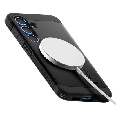 14. Spigen Tough Armor MagSafe Hülle für Samsung Galaxy S25 – Schwarz