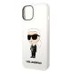 6. Karl Lagerfeld KLHCP14MSNIKBCH iPhone 14 Plus 6.7" Hardcase weiß/weiß Silikon Ikonik