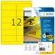 2. HERMA Signal-Etiketten A4 99,1x42,3 mm gelb Folie 300 St.