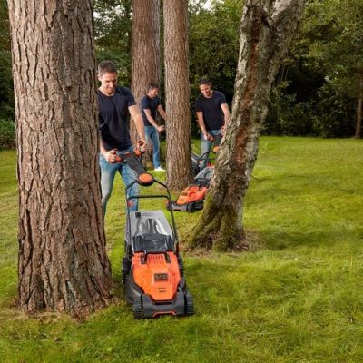 5. Black & Decker BEMW481ES Handrasenmäher AC Orange