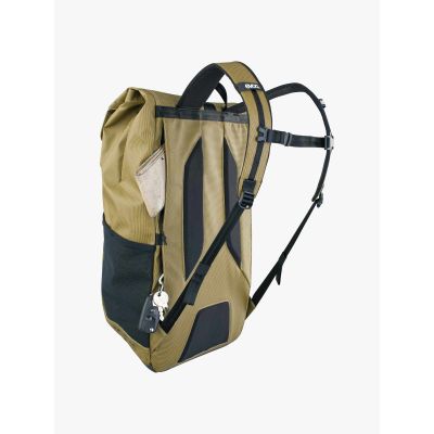 6. EVOC Duffle-Rucksack 26 Curry - Schwarz