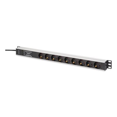 6. Digitus DN-95438 PDU 9-fach Steckdose 1HE Schwarz, Silber