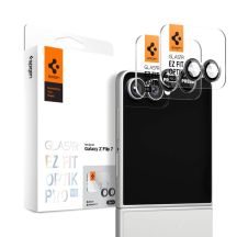 Spigen Optik Pro HD Glas.TR EZ Fit 2er-Pack Kameraschutz für Samsung Galaxy Z Flip 7 - Schwarz