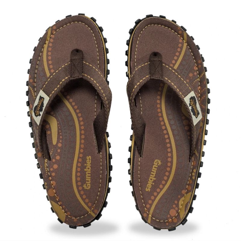 5. Gumbies Islander Flip-Flops Unisex Aborigine-Flip-Flops GU-FFISL095