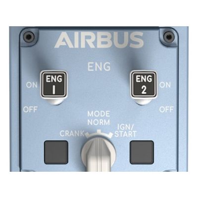 3. Thrustmaster TCA Quadrant Airbus Edition Schwarz, Blau Flugsimulator-PC