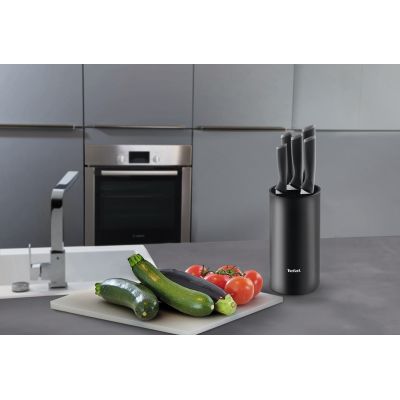 4. Tefal K2216S74 Küchenmesser Edelstahl 5 Stück.