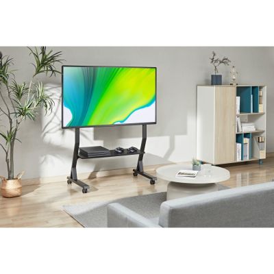 10. TECHLY MOBILER TV-STÄNDER 45-90" KG BIS 60 KG VERSTELLBARES AV-REGAL