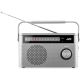 JVC Tragbares Radio RA-E315G Grau