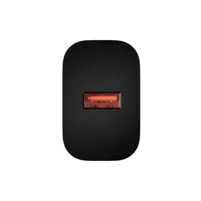 6. NATEC RIBERA 1X USB-A 18W SCHWARZES WANDLADEGERÄT