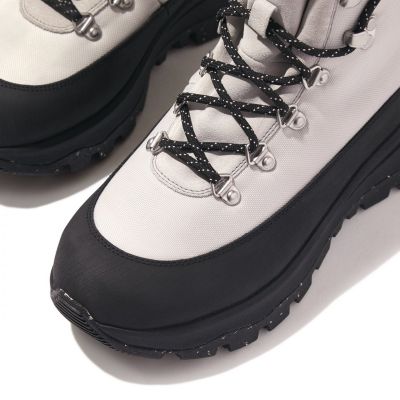 5. FitFlop Neo-D-Hyker E01 Wasserdichte Wanderstiefel aus Stoff/Wildleder W GP6-231