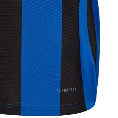 8. Kinder-Fußballtrikot adidas Striped 24 Jersey blau-schwarz IW2136