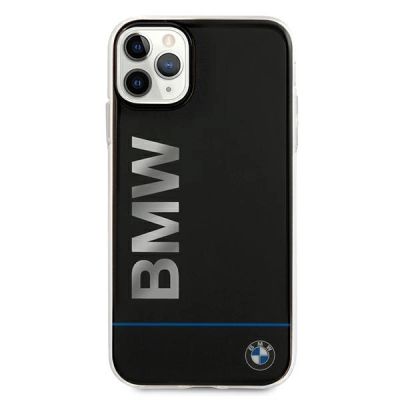3. iPhone-Hülle mit aufgedrucktem BMW Signature-Logo für iPhone 11 Pro – Schwarz