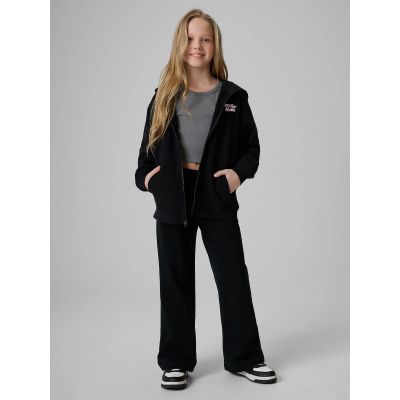 6. Lockerer Mädchen-Sweatshirt mit Kapuze 4F 4FJRSS26TSWSF2902-20S