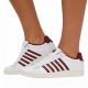 6. K-Swiss Sneakers COURT TIEBREAK II WEISS/TIBETISCHROT/SCHNEEWEISS-M (04413-152-M)