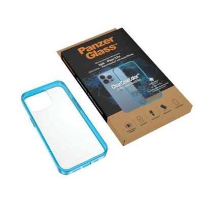 5. PanzerGlass ClearCase Antibakterielle, in Militärqualität zertifizierte Hülle für iPhone 13 Pro – Transparent Blau
