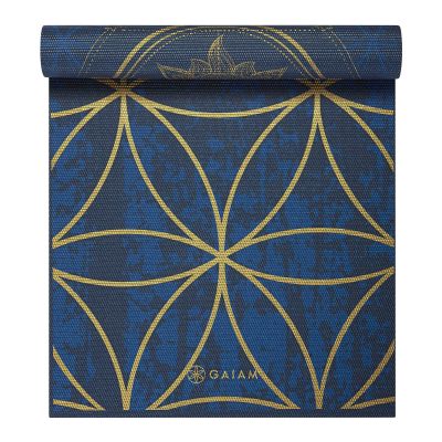 15. Gaiam Sonne und Mond doppelseitige Yogamatte 6 mm 63419