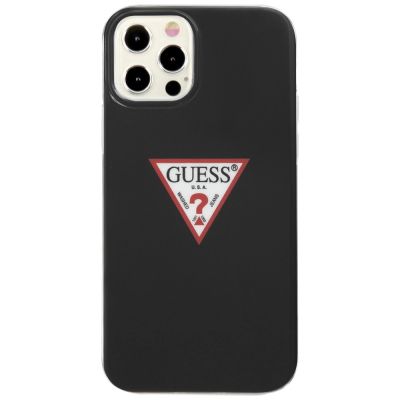 9. Guess GUHCP12MPCUCTLBK iPhone 12/12 Pro 6,1" schwarz/schwarze Hardcase Triangle Collection
