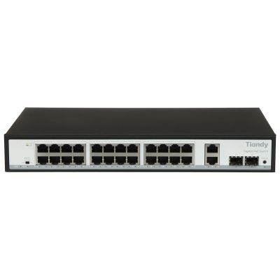 PoE-Switch TC-P3S028 SPEC:G/2422/AT/280 24-Port SFP TIANDY