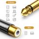 7. Ugreen 6,35 mm Klinkenadapter (männlich) auf Cinch (weiblich) gold (AV169 80731)