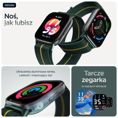 13. Motorola Moto Watch Fit 44 mm Trekking Green Smartwatch