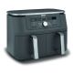 4. Ninja DZ400EU Doppelfritteuse 9,5 l, autonom, 2470 W, Heißluftfritteuse, Grau