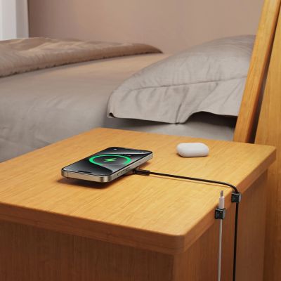 10. Joyroom JR-ZS368 magnetischer Kabelorganizer - schwarz (6 Stück)