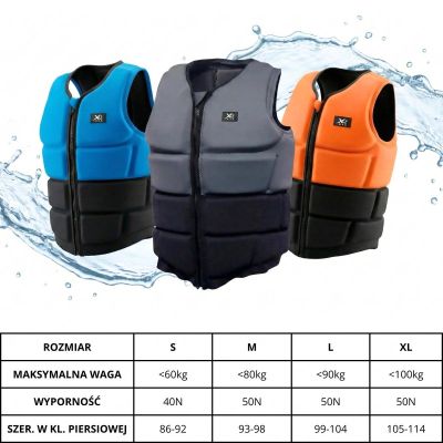 20. SUP XQMAX RS Neopren-Fußballweste