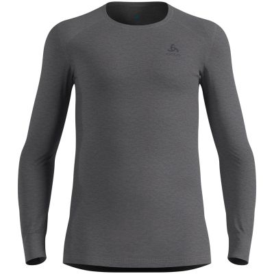 Odlo BL TOP Rundhalsausschnitt l/s ACTIVE WARM ECO Herren T-Shirt Größe M Grau