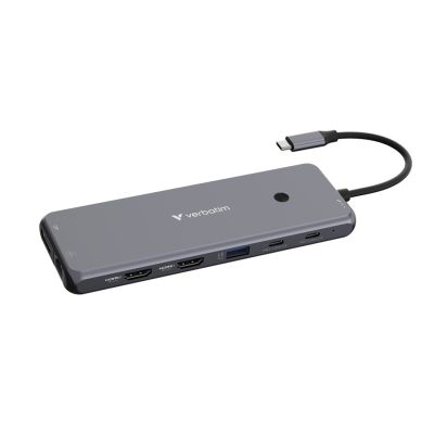12. Verbatim CMH-13 USB-C Dock/Replikator (32153)