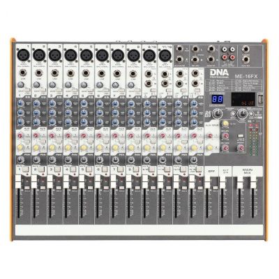DNA ME-16FX Audiomixer, 16 Kanäle, USB, Bluetooth