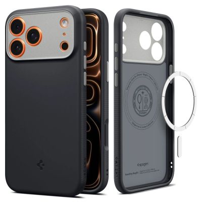 Spigen Nano Pop MagSafe Case für iPhone 17 Pro Max - Schwarz