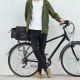6. Wozinsky Fahrrad-Gepäckträgertasche mit Schultergurt, 9 l (Regenschutz inklusive), Schwarz (WBB22BK)