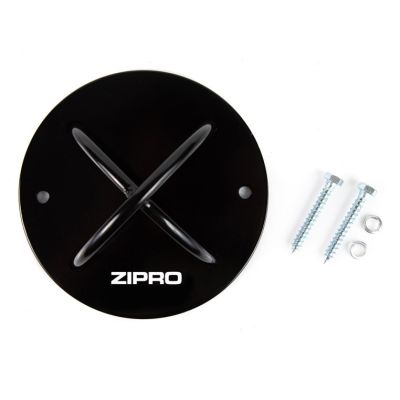 2. ZIPRO 5901793678825 Boxring-Teil/Zubehör: Deckenhalterung für Boxsäcke, schwarzer Stahl
