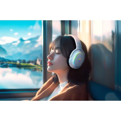 6. Razer Barracuda X Chroma White Headset