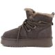 3. Damen-Plateau-Ankle-Boots aus braunem Wildleder von Big Star (UU274314)