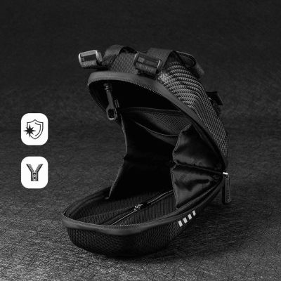 8. Rockbros B62 Fahrradtasche für Lenker oder Rahmen 2L - Schwarz