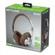 7. Muse M-298 SBR Kopfhörer/Headset, kabelgebunden & kabellos, Kopfbügel, Bluetooth-Anrufe/Musik, Braun, Silber