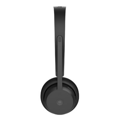 2. Lenovo Kabelloses VoIP-Headset mit kabellosem Kopfbügel, Bluetooth-fähig für Büro/Callcenter, Schwarz