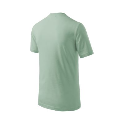 4. Einfaches Kinder-T-Shirt (Salbeigrün)