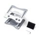4. Wozinsky WRS-CPY75DSS Laptop- und Tablet-Ständer aus Aluminium + kostenloser Smartphone-Ständer – Silber