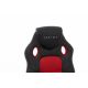 9. Raptor Gaming 437764 Gaming-Stuhl, gepolsterter Sitz, Schwarz, Rot