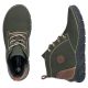 11. Gefütterte grüne Damen-Ankle-Boots aus Leder von Rieker (Modell 55036-54)