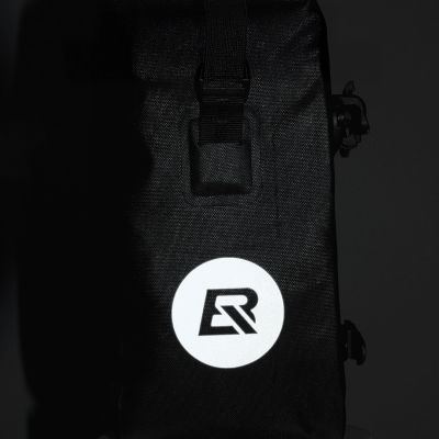 5. Rockbros AS-003-1Y wasserdichte Fahrradtasche mit Schultergurt, Vorder-/Hinterradbefestigung, 10–14 l – gelb