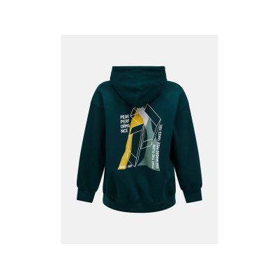 3. PEAK PERFORMANCE M Terry Graphic Hood grün
