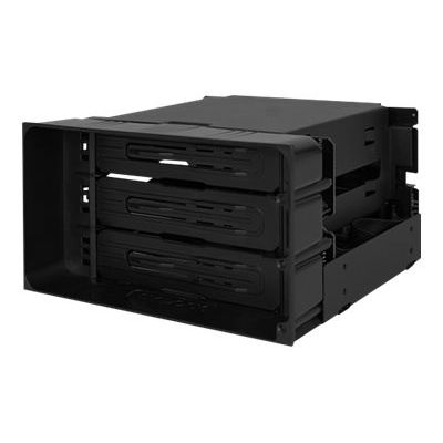IcyDock 3x3,5" SATA in 2x5,25" Einschüben, rückseitiger Lüfter 80 mm