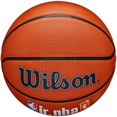 7. Wilson Jr NBA Logo Auth Outdoor-Basketball WZ3011801XB6