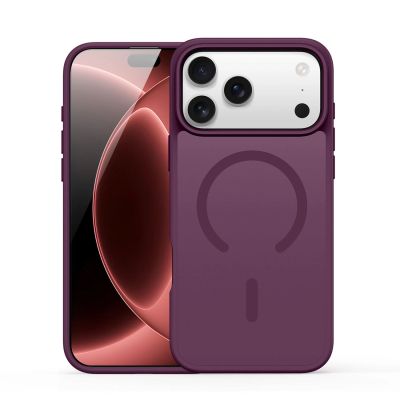 2. Dux Ducis Yind Hülle für iPhone 18 Pro / 17 Pro, MagSafe-kompatibel – Kirschrot