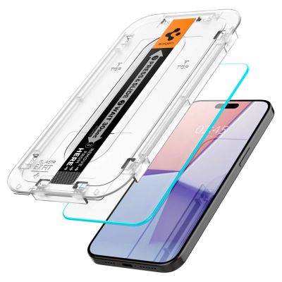3. Spigen Glas.tR EZ Fit gehärtetes Glas für iPhone 15 Pro Max - 2 Stk.