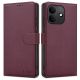 Tech-Protect Wallet-Hülle für Xiaomi Redmi Note 17 Pro 5G – bordeauxrot